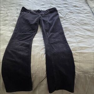 GAP Women's Black corduroy bootleg Jeans